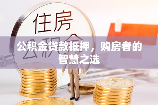 青阳公积金贷款抵押，购房者的智慧之选