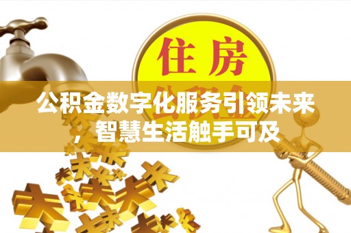青阳公积金数字化服务引领未来，智慧生活触手可及