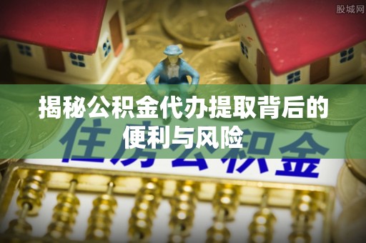 青阳揭秘公积金代办提取背后的便利与风险