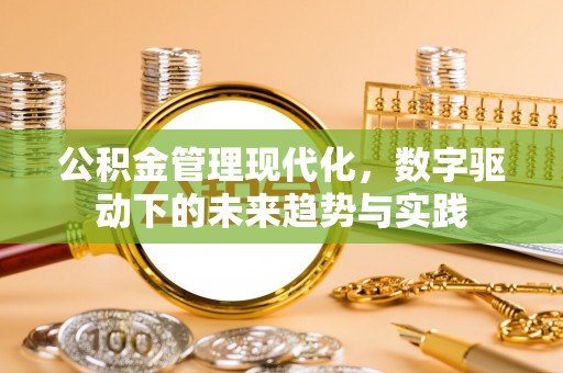 青阳公积金管理现代化，数字驱动下的未来趋势与实践