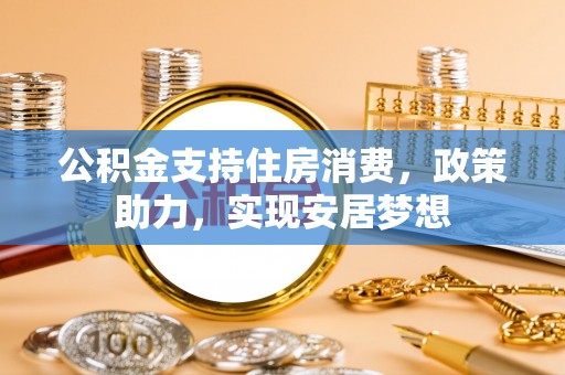 青阳公积金支持住房消费，政策助力，实现安居梦想