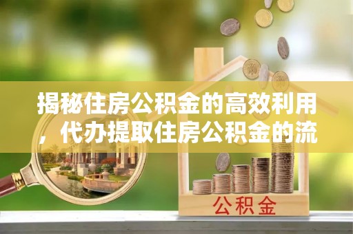 青阳揭秘住房公积金的高效利用，代办提取住房公积金的流程与技巧