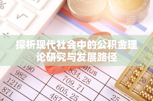 青阳探析现代社会中的公积金理论研究与发展路径