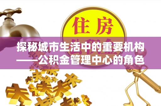 青阳探秘城市生活中的重要机构——公积金管理中心的角色与意义