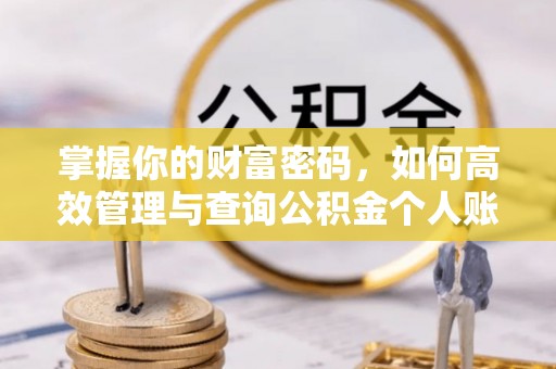 青阳掌握你的财富密码，如何高效管理与查询公积金个人账户信息