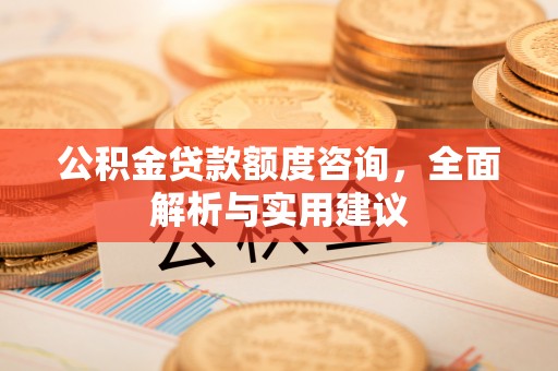 青阳公积金贷款额度咨询，全面解析与实用建议