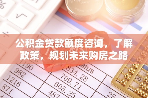 青阳公积金贷款额度咨询，了解政策，规划未来购房之路