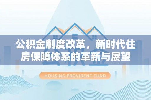 青阳公积金制度改革，新时代住房保障体系的革新与展望