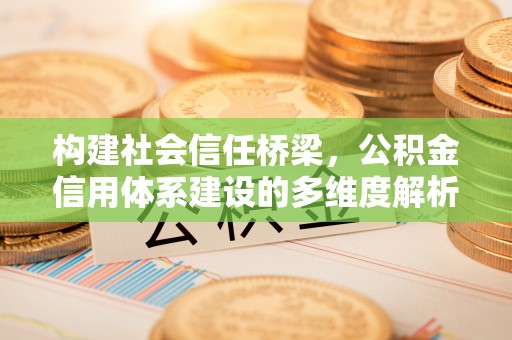 青阳构建社会信任桥梁，公积金信用体系建设的多维度解析