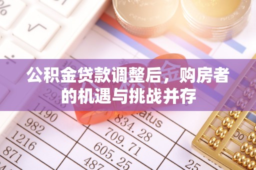 青阳公积金贷款调整后，购房者的机遇与挑战并存