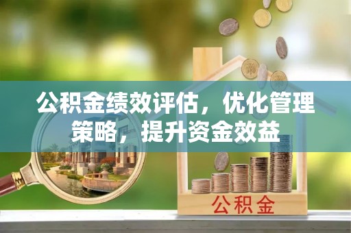 青阳公积金绩效评估，优化管理策略，提升资金效益