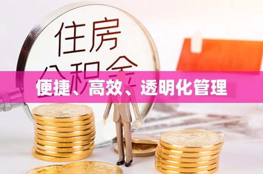 青阳便捷、高效、透明化管理