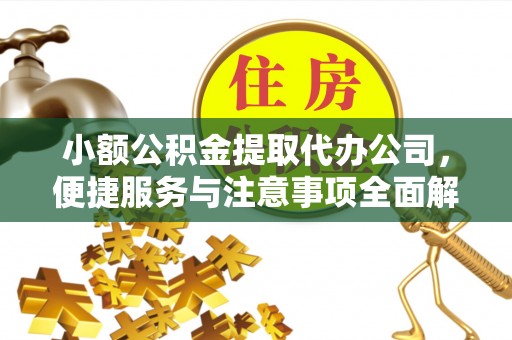 青阳小额公积金提取代办公司，便捷服务与注意事项全面解析