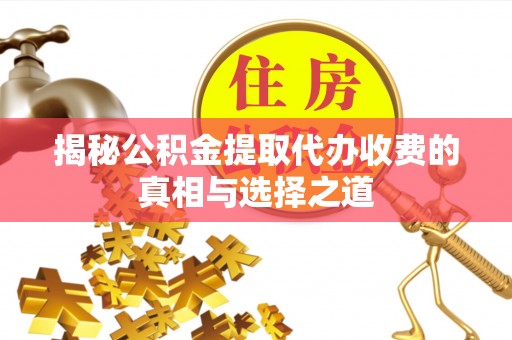 青阳揭秘公积金提取代办收费的真相与选择之道