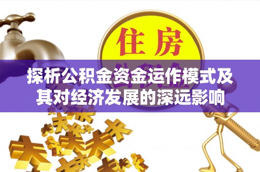 青阳探析公积金资金运作模式及其对经济发展的深远影响
