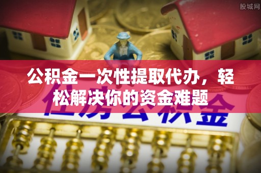 青阳公积金一次性提取代办，轻松解决你的资金难题