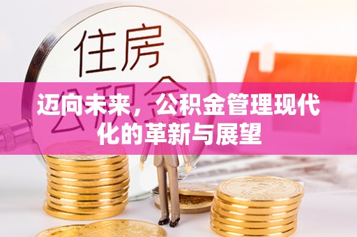 青阳迈向未来，公积金管理现代化的革新与展望