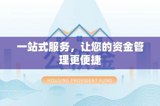 青阳一站式服务，让您的资金管理更便捷