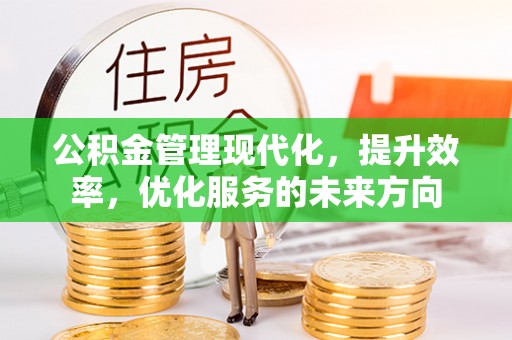 青阳公积金管理现代化，提升效率，优化服务的未来方向