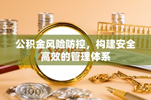 青阳公积金风险防控，构建安全高效的管理体系